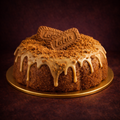 Biscoff Cookie Butter Bliss RumChata bundt cake with Biscoff cookies